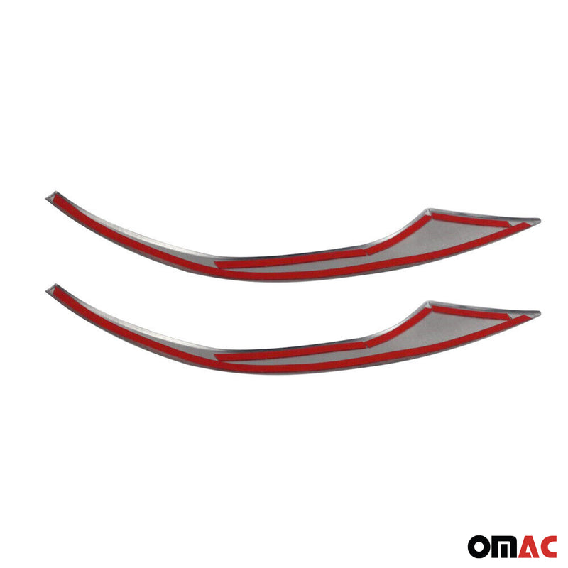 Scheinwerfer Leisten Scheinwerferblende für Fiat Tipo 2015-2025 Edelstahl 2tlg