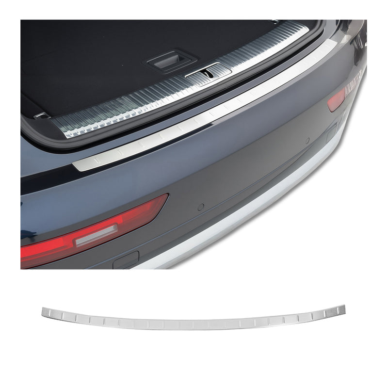 Ladekantenschutz Stoßstangenschutz für Audi Q5 FY 2017-2024 Edelstahl Gebürstet