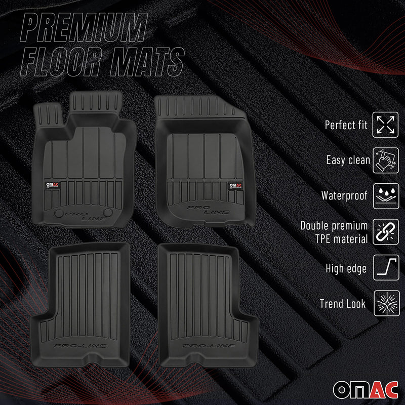 OMAC Gummi Fußmatten für Dacia Duster 2010-2018 Premium TPE Automatten 4tlg