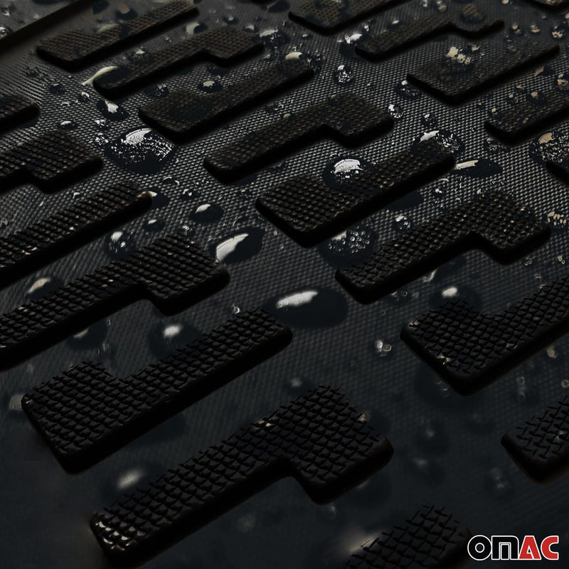 Fußmatten 3D Gummimatten für Mercedes E Klasse W124 1989-1995 TPE Schwarz 4x