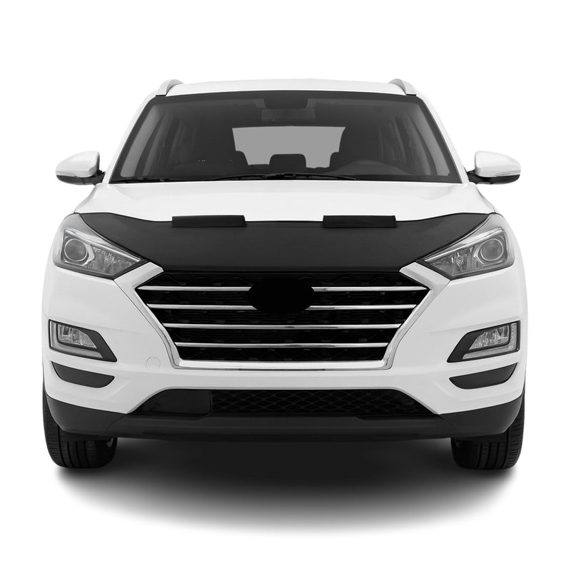 Haubenbra Steinschlagschutz Bonnet Bra für Hyundai Tucson 2015-2020 Schwarz Halb