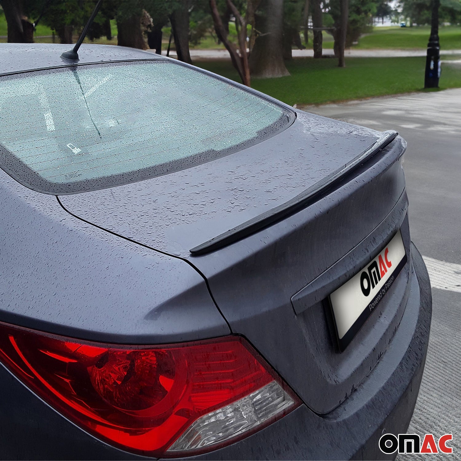 Heckspoiler Heckflügel Hecklippe für Hyundai Accent SD 2010-2017 ABS Schwarz