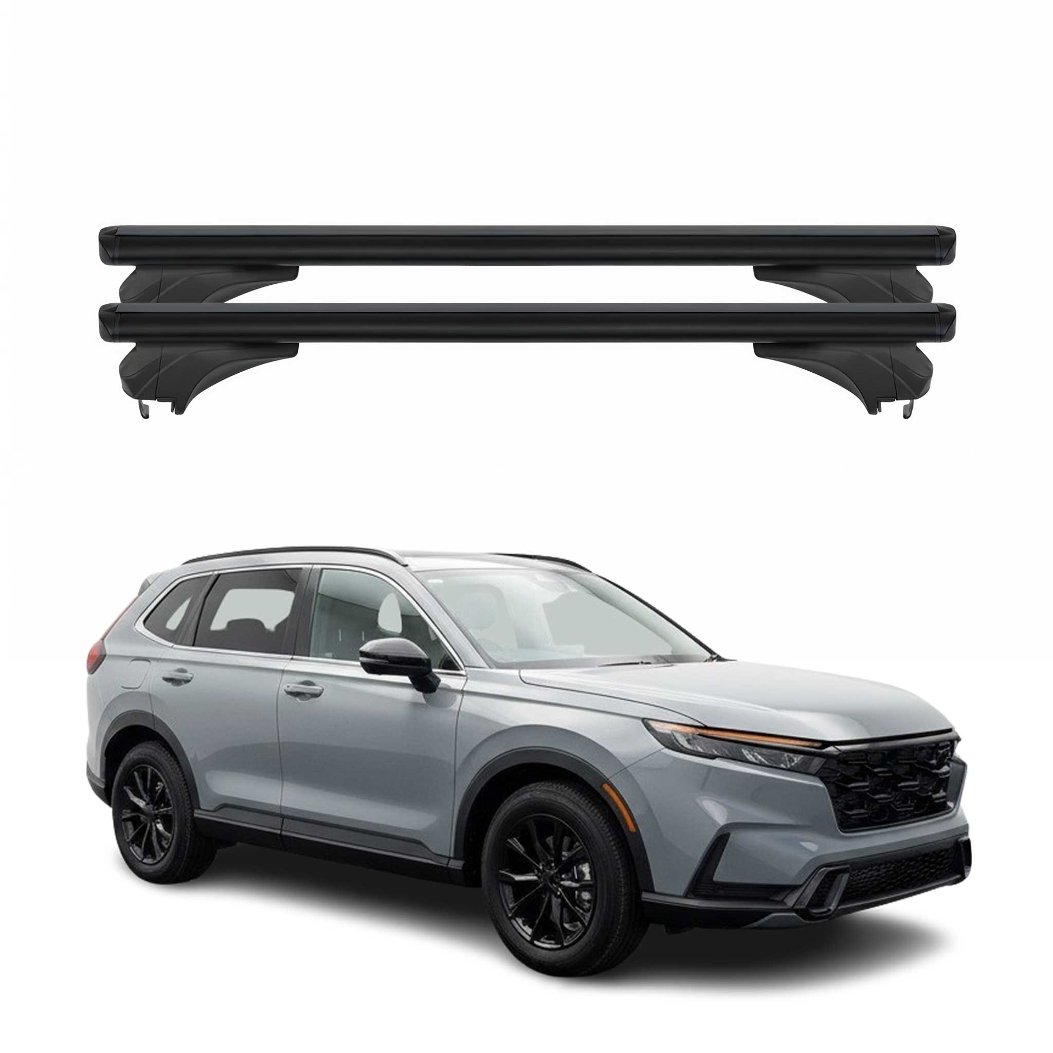 Menabo Dachträger Grundtäger für Honda CR-V VI 2023-2026 Aluminium Schwarz 2 tlg
