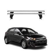 Menabo Dachträger Grundtäger für Kia Rio Schrägheck 2017-2026 50kg Alu Silber 2x