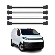 Dachträger Grundtäger für Citroen Jumpy / SpaceTourer 2016-2026 Alu Silber 4x