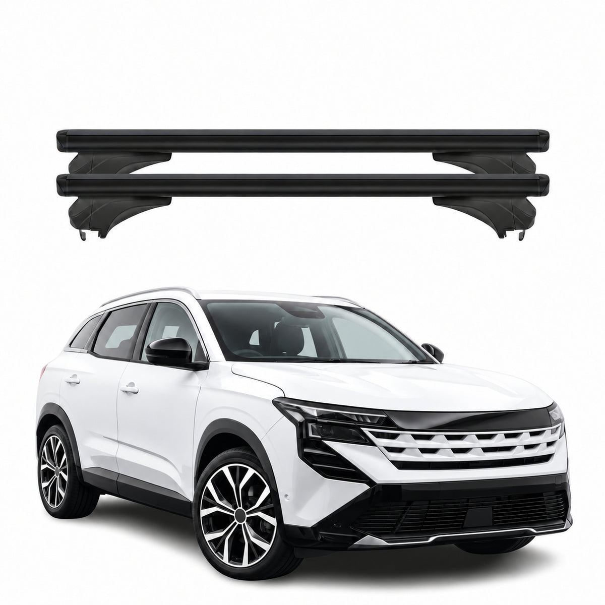 Menabo Dachträger für Renault Boreal 2025-2026 Aluminium Schwarz 2 Stück