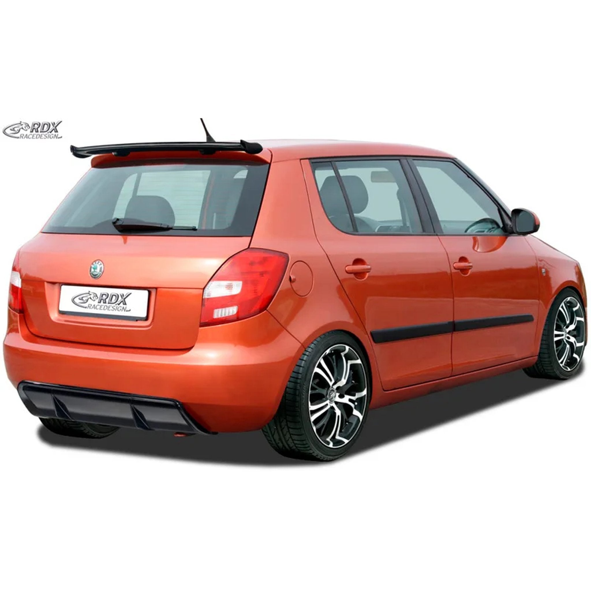 RDX Heckschürzenansatz Diffuser für Skoda Fabia II HB 5J 2007-2014
