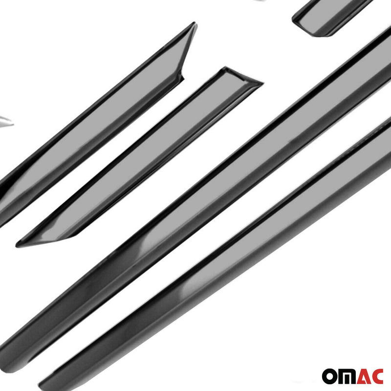 Fensterleisten Zierleisten für Opel Astra K Schrägheck Edelstahl Dunkel 8tlg