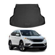 Kofferraummatte Kofferraumwanne für Honda CR-V 2012-2018 Gummi TPE Schwarz