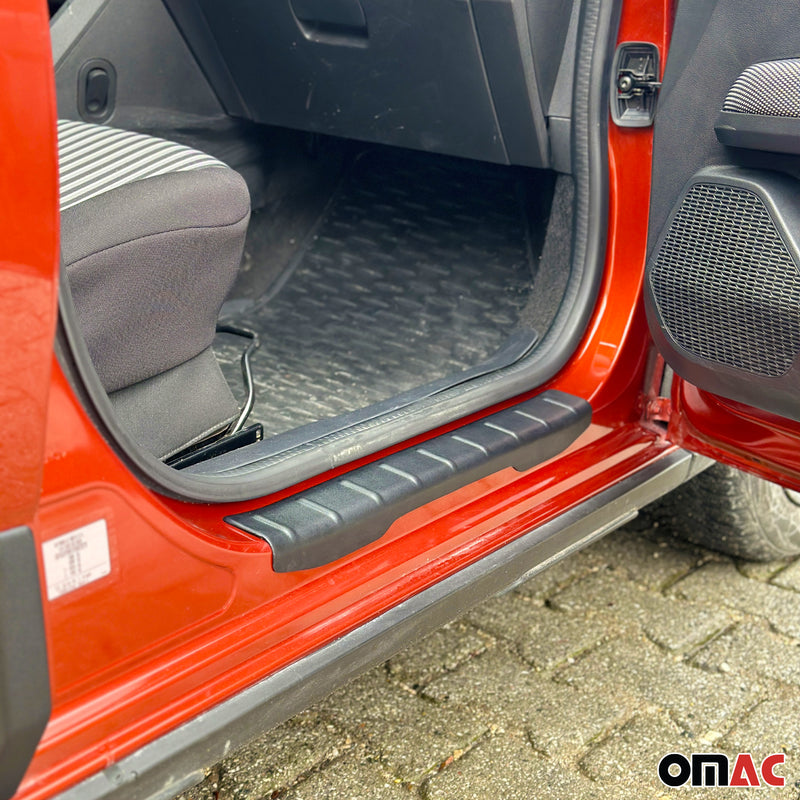 Einstiegsleisten Türschweller für Dacia Sandero 2021-2025 ABS Schwarz 4tlg