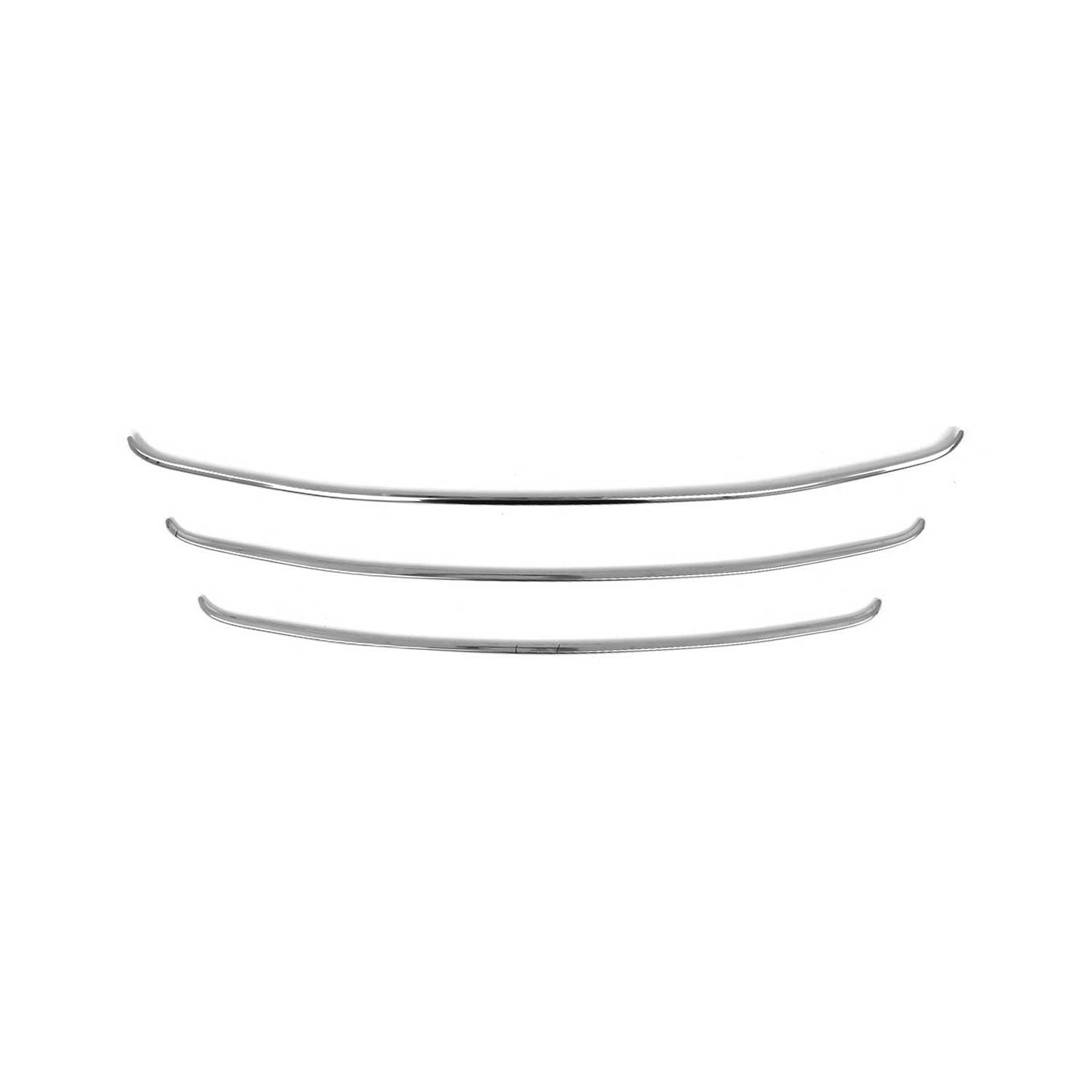 Kühlergrill Leisten Grillleisten für Hyundai ix35 2010-2015 Edelstahl Chrom 3x