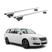 Dachträger Grundtäger für VW Passat B6 B7 Variant 2005-2014 90kg Alu Grau 2x ABE
