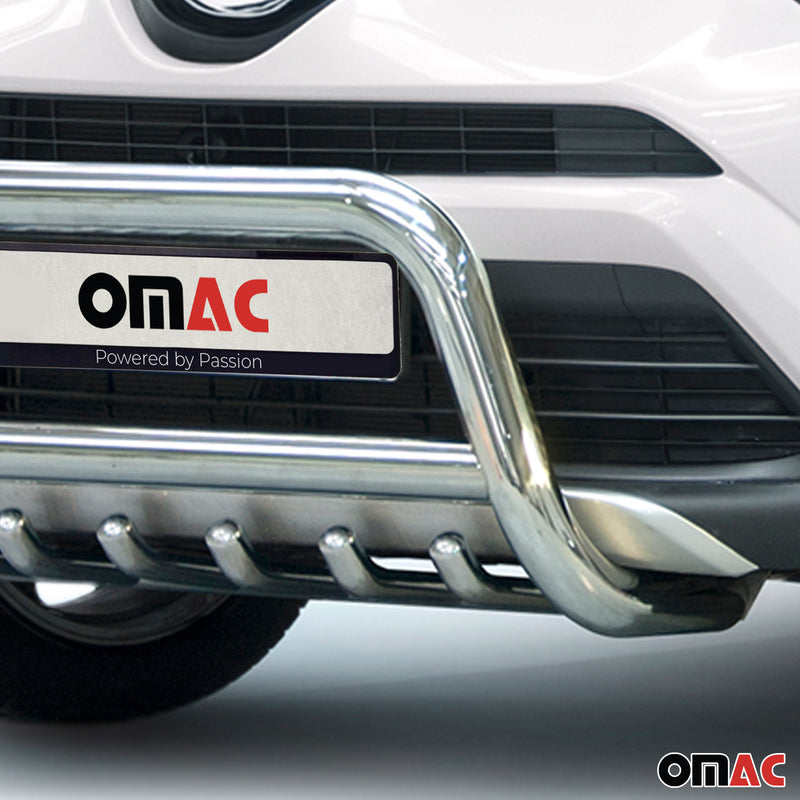 Frontbügel Frontschutzbügel für Toyota RAV4 2016-2025 mit ABE Stahl Silber