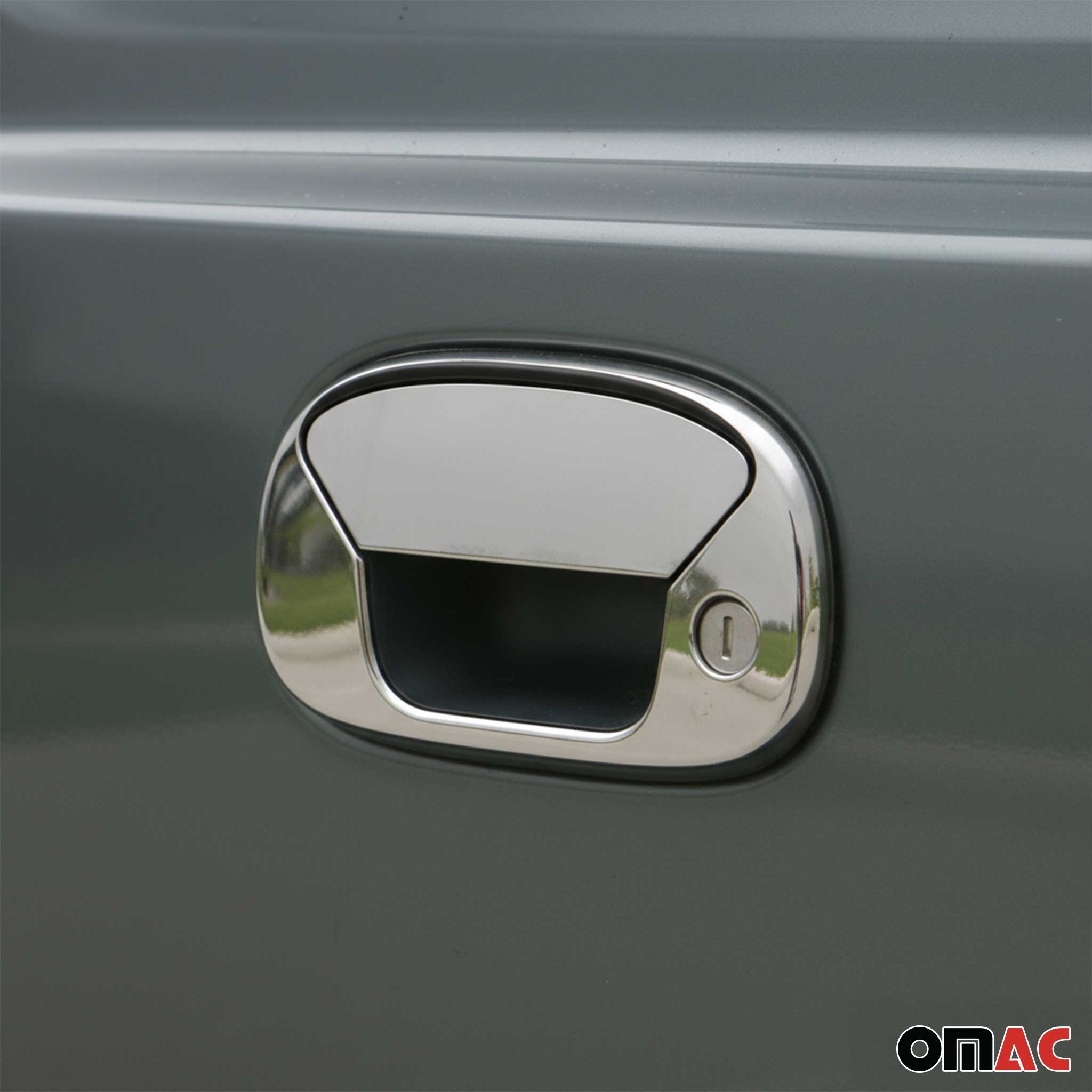 Heckklappe Kofferraumöffner Griff für Fiat Doblo 2000-2010 Edelstahl Chrom 2tlg