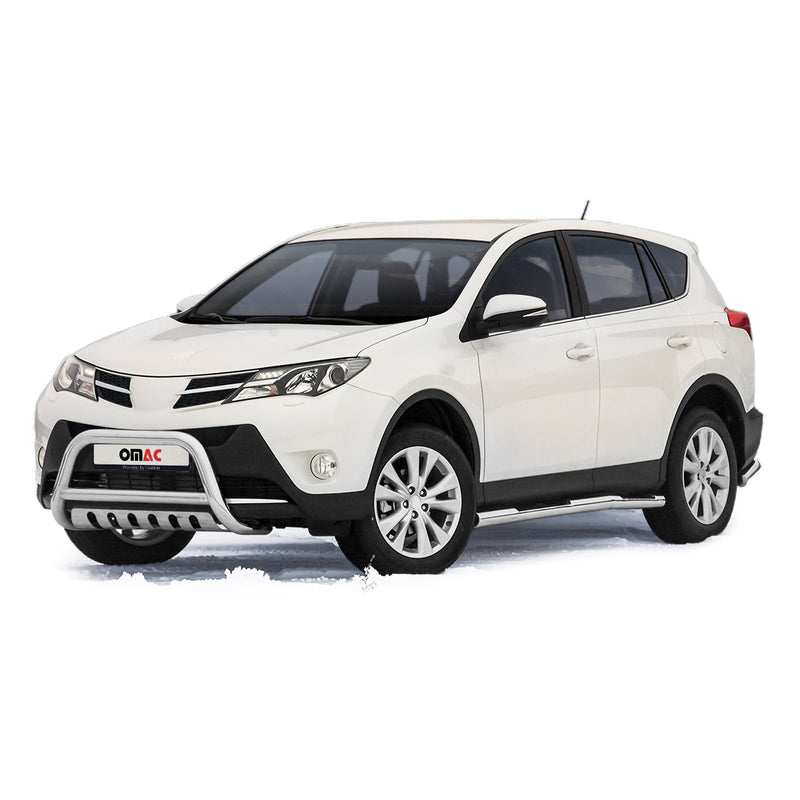 Frontbügel Frontschutzbügel für Toyota RAV4 2013-2015 mit ABE Edelstahl Silber