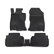 Fußmatten Gummimatten No.77 für Subaru Forester V 2018-2025 TPE Schwarz 3 tlg