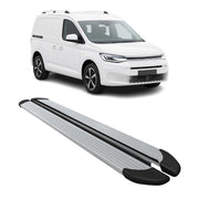 Seitenschweller Trittbretter Schweller für VW Caddy Maxi 2020-2026 L2 Alu