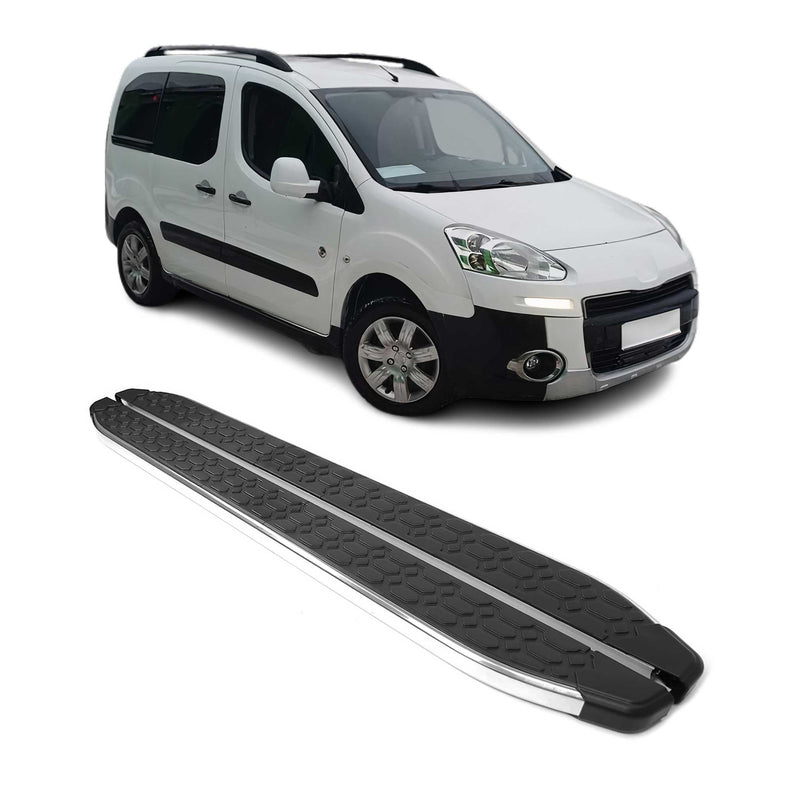 Trittbretter Seitenschweller für Peugeot Partner Tepee 2008-2018 Edelstahl