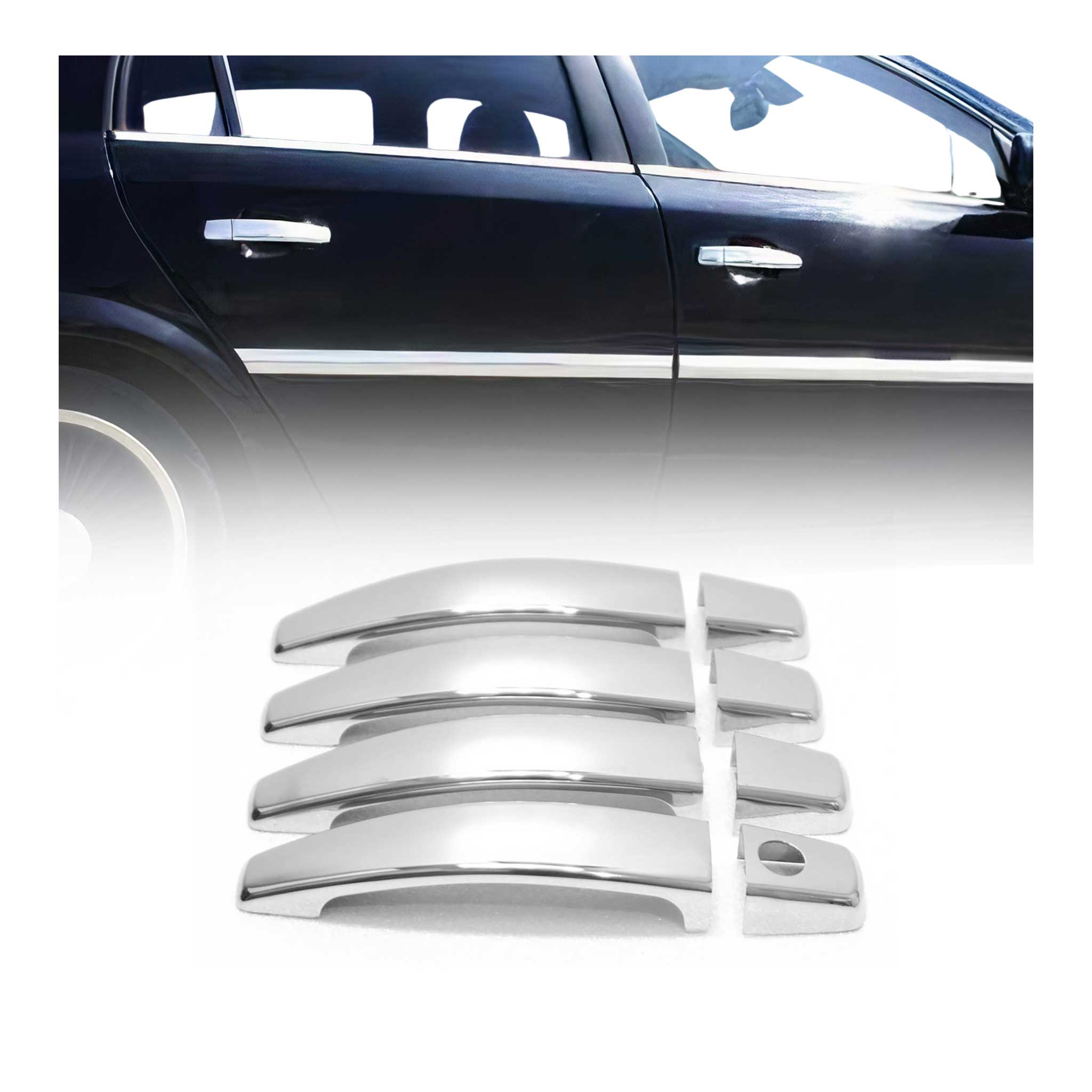 Chrom Türgriff Blende für Opel Signum 2003-2008 4-Tür Edelstahl 8tlg