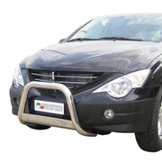 Frontbügel Frontschutzbügel für Ssangyong Actyon 2006-2012 ø63mm Stahl Silber