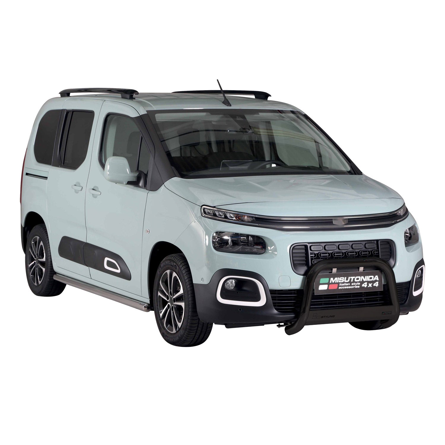 Frontbügel Frontschutzbügel für Citroen Berlingo 2018-2026 ø63mm Stahl Schwarz