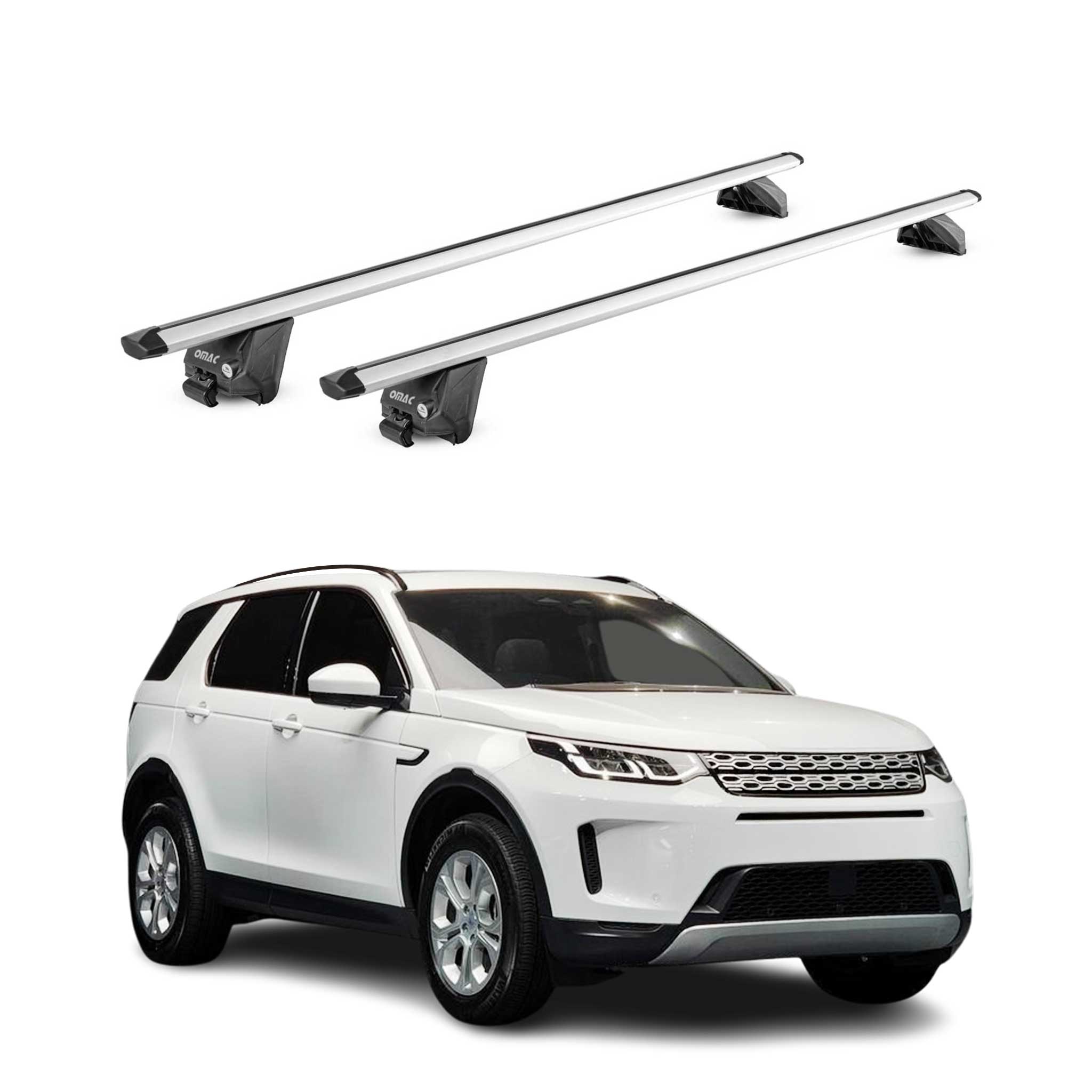 Dachträger für Land Rover Discovery Sport 2015-2025 100kg Silber Alu 2x ABE