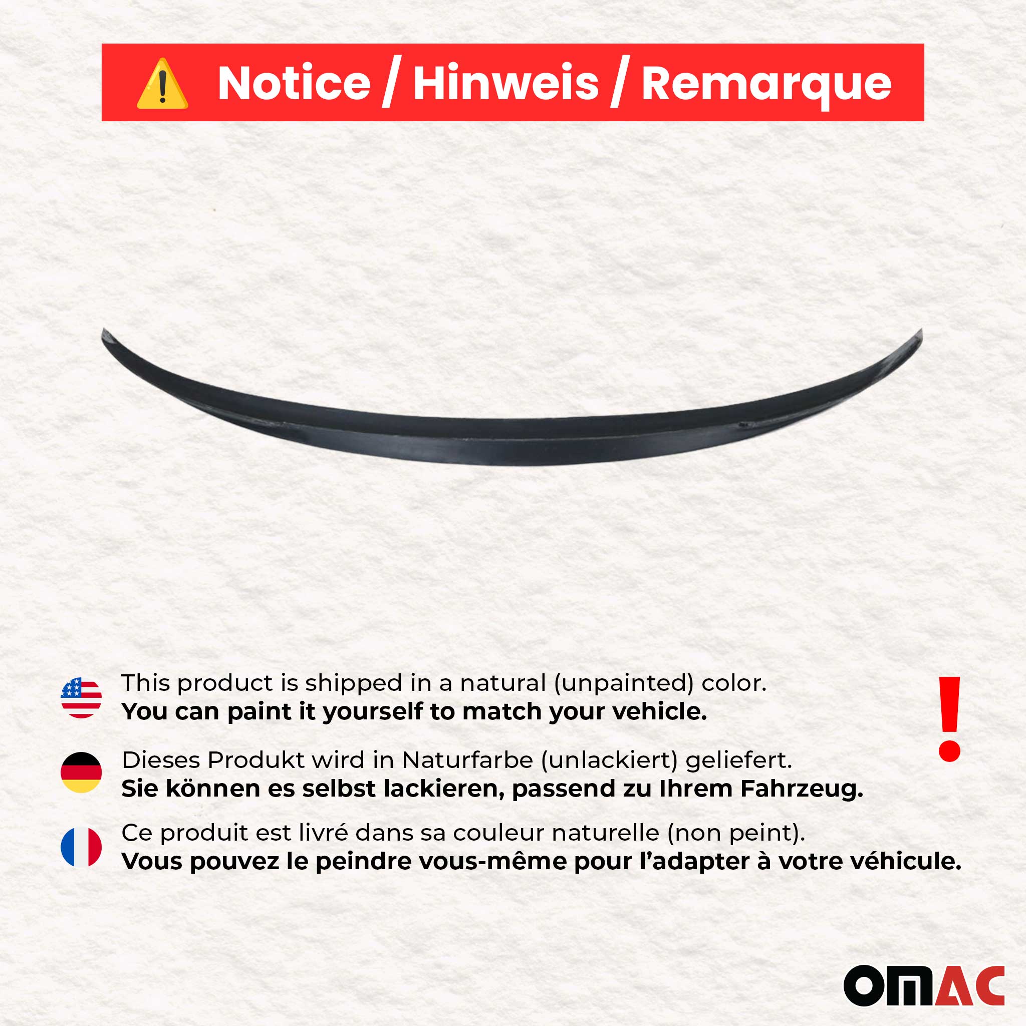 Heckspoiler Dachspoiler Spoiler für Renault Clio II Schrägheck 1998-05 Grundiert