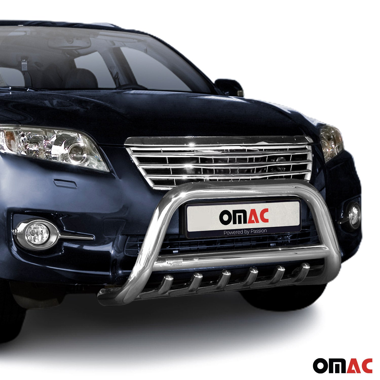 Frontbügel Frontschutzbügel für Toyota RAV4 2010-2013 mit ABE Stahl Silber