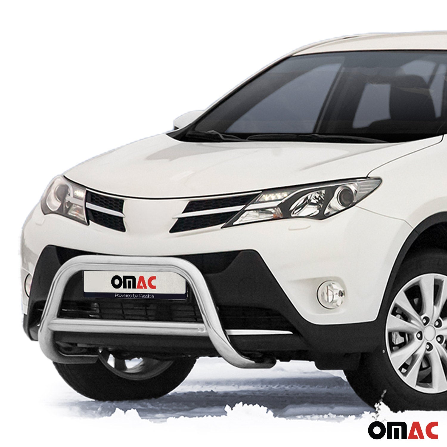 Frontbügel Schutz Frontschutzbügel für Toyota RAV4 2013-2015 Stahl ABE Silber