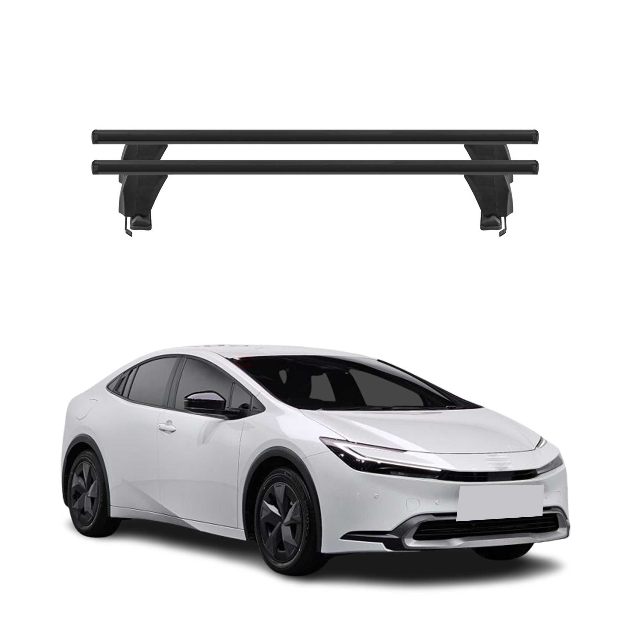 Menabo Dachträger Grundträger für Toyota Prius V 2022-2026 Alu Schwarz 2tlg
