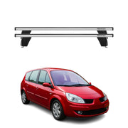 Menabo Dachträger für Renault Grand Scenic mk2 2003-2009 75kg Alu Silber 2x