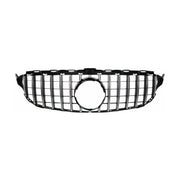 Kühlergrill Grill Frontgrill für Mercedes C Klasse W205 2019-2021 GT Silber