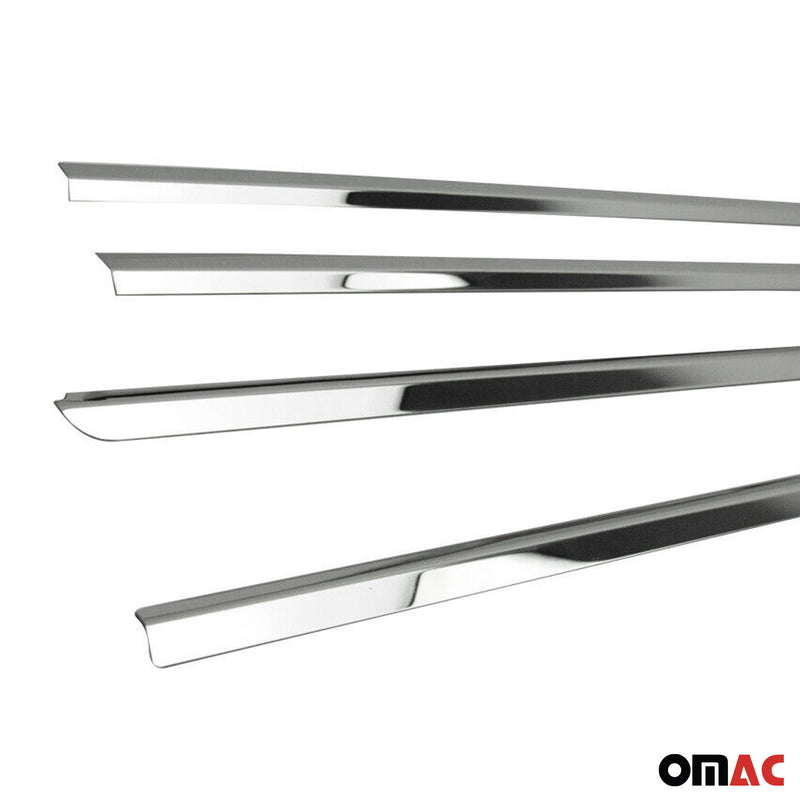 Window strips decorative strips for Skoda Fabia 1999-2007 stainless steel chrome 4 pieces