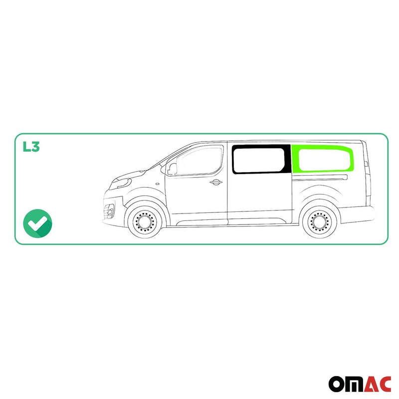 Seitenfenster Seitenscheibe für Fiat Scudo 2022-2025 Sicherheitsglas Links L3