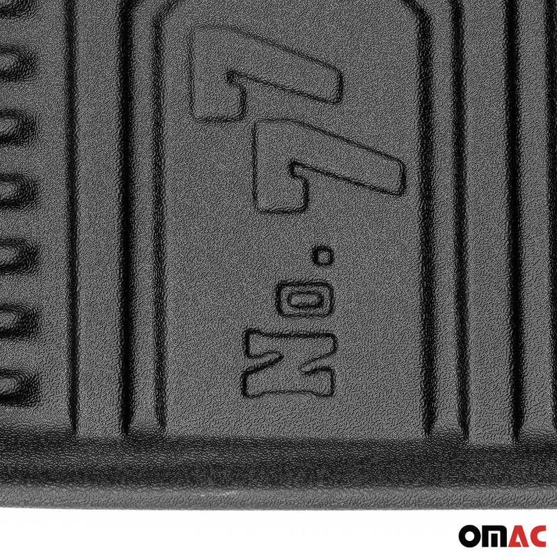 Fußmatten Gummimatten No.77 für BMW i4 G26 2021-2025 TPE Gummi Schwarz 4 tlg