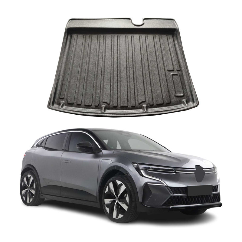 Kofferraumwanne Laderaumwanne für Renault Megane E-Tech 2022-2025 Gummi Schwarz