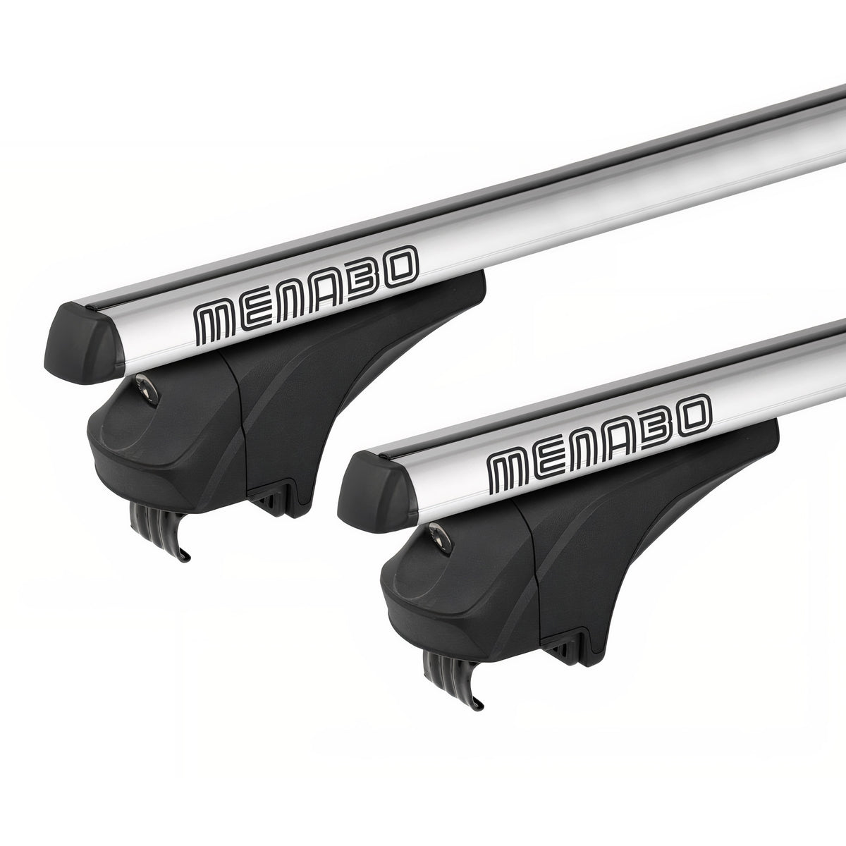 Menabo Dachträger Grundtäger für Subaru Forester IV 2013-2018 Alu Silber 2 tlg