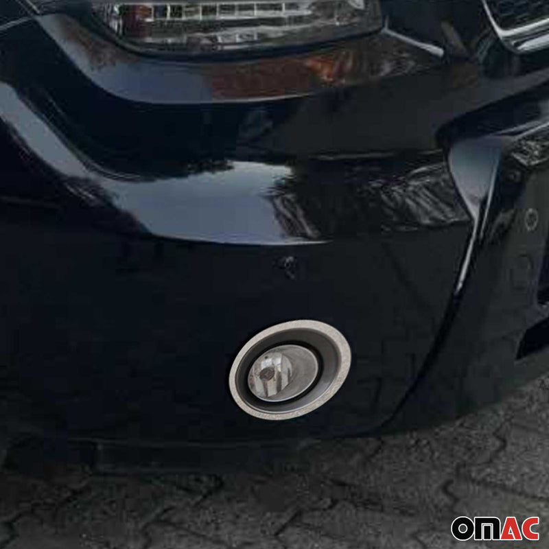 Nebelscheinwerfer Rahmen Umrandung für Kia Soul 2009-2014 Edelstahl Silber 2tlg