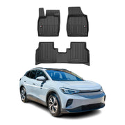 OMAC Gummi Fußmatten für VW ID.4 2021-2026 Premium TPE 3D Automatten Schwarz 4x