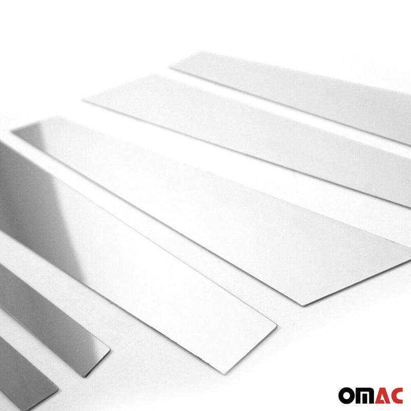 B-Säule C-Säule Türsäulen Verkleidung für BMW 5er E61 2003-2010 Chrom Silber 6x
