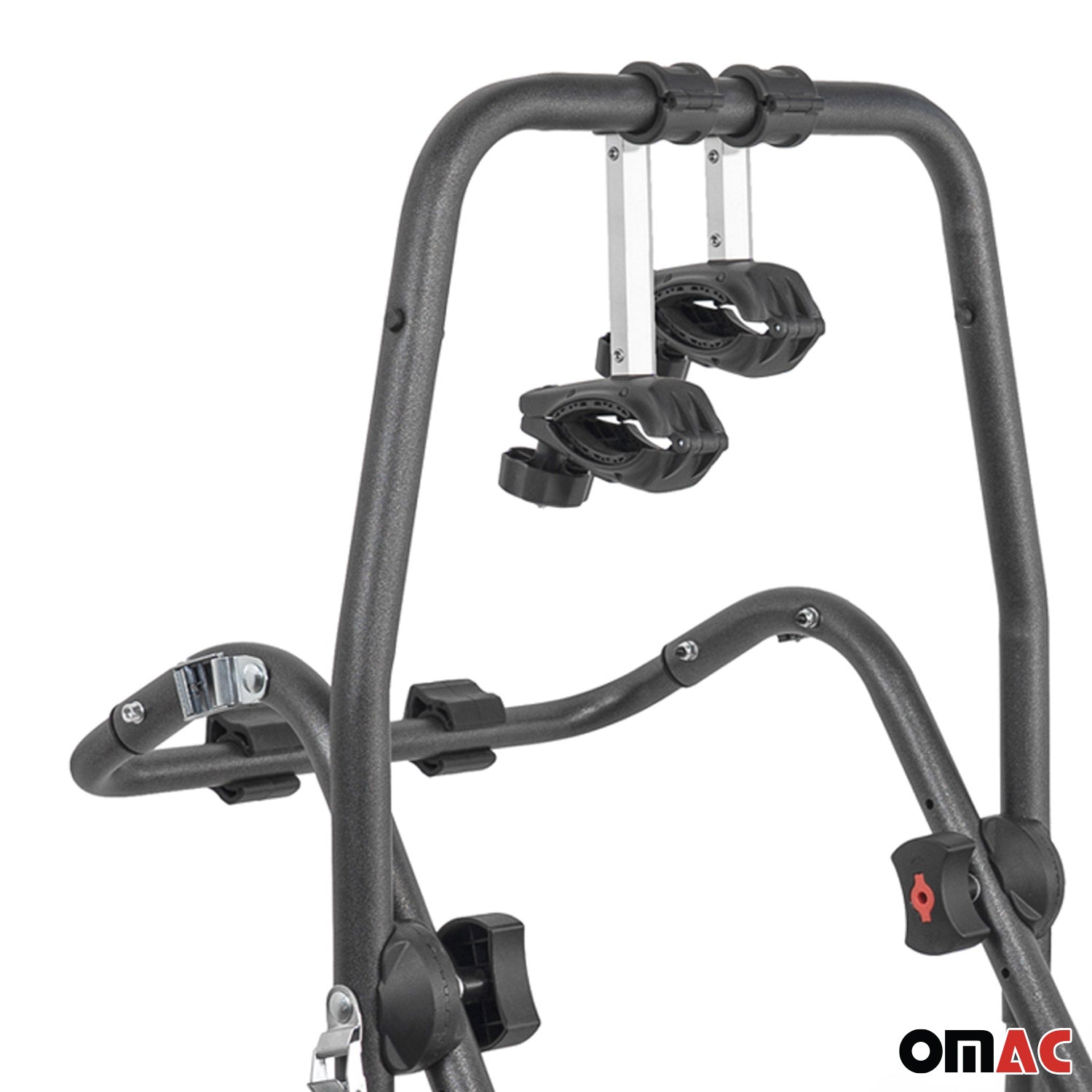 Menabo Fahrradträger 2 Fahrräder für Opel Corsa 2000-2026 Alu Silber Schwarz