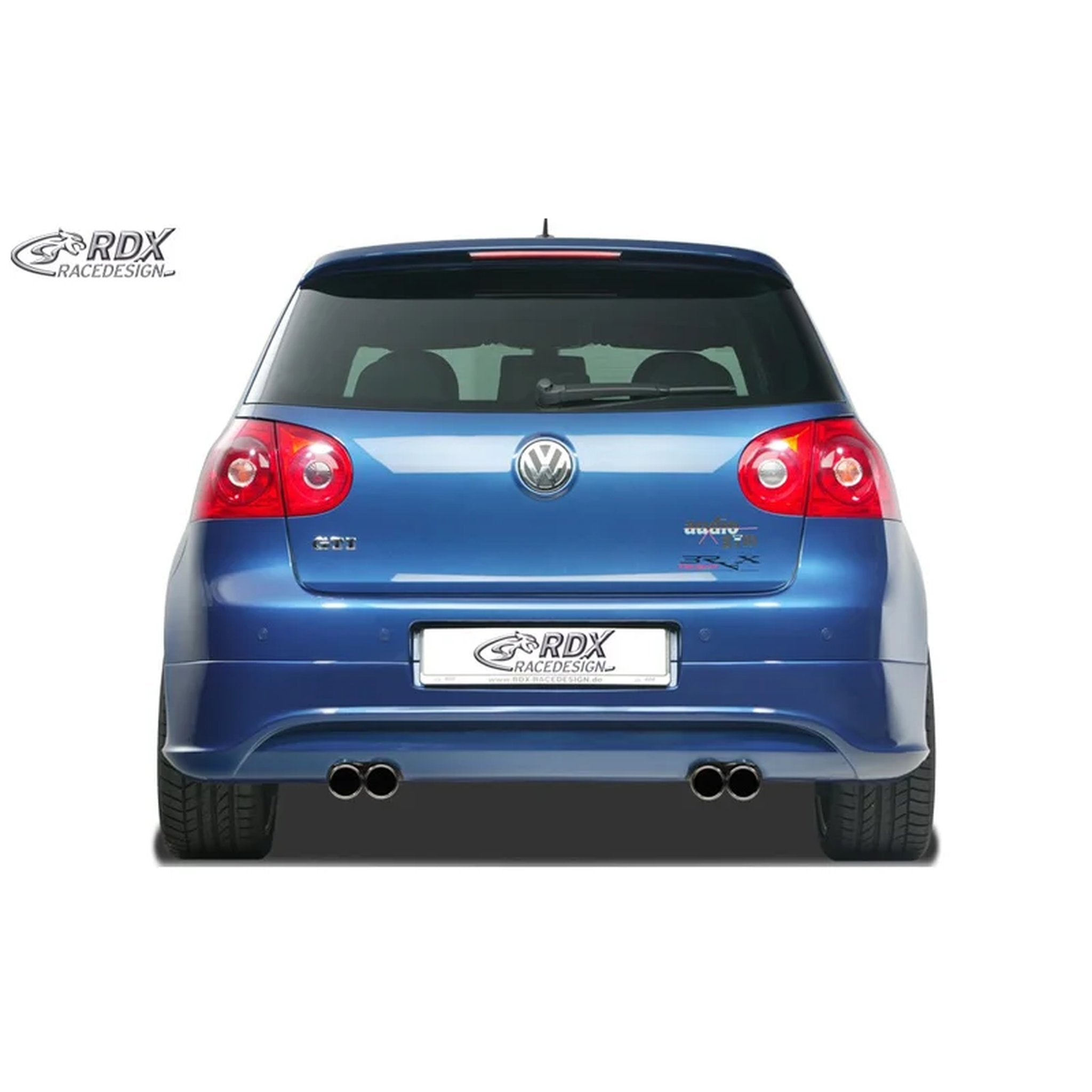 RDX Heckschürzenansatz für VW Golf V R32 Schrägheck 2003-08 Auspuff Links/Rechts