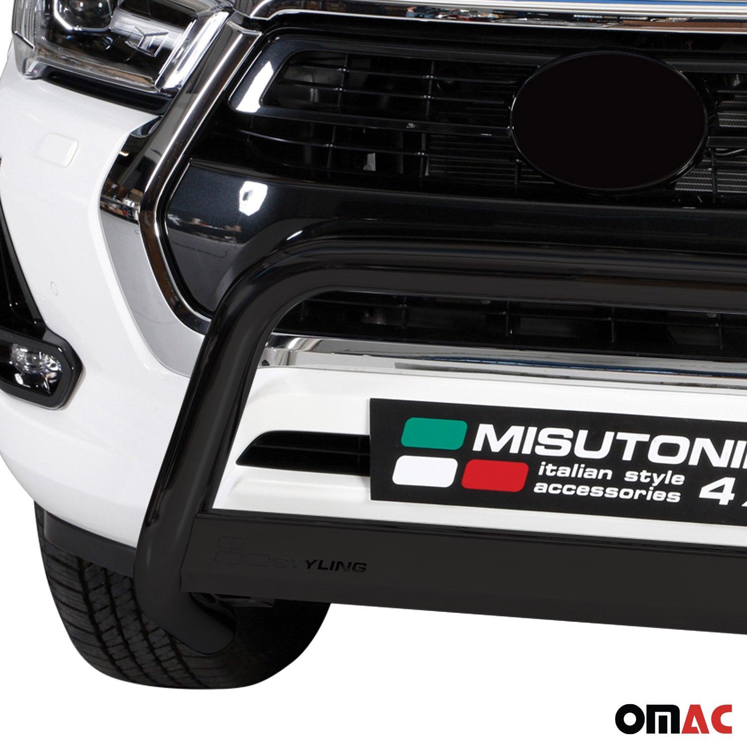 Frontbügel Frontschutzbügel für Toyota Hilux 2021-2026 ø63mm Stahl Schwarz
