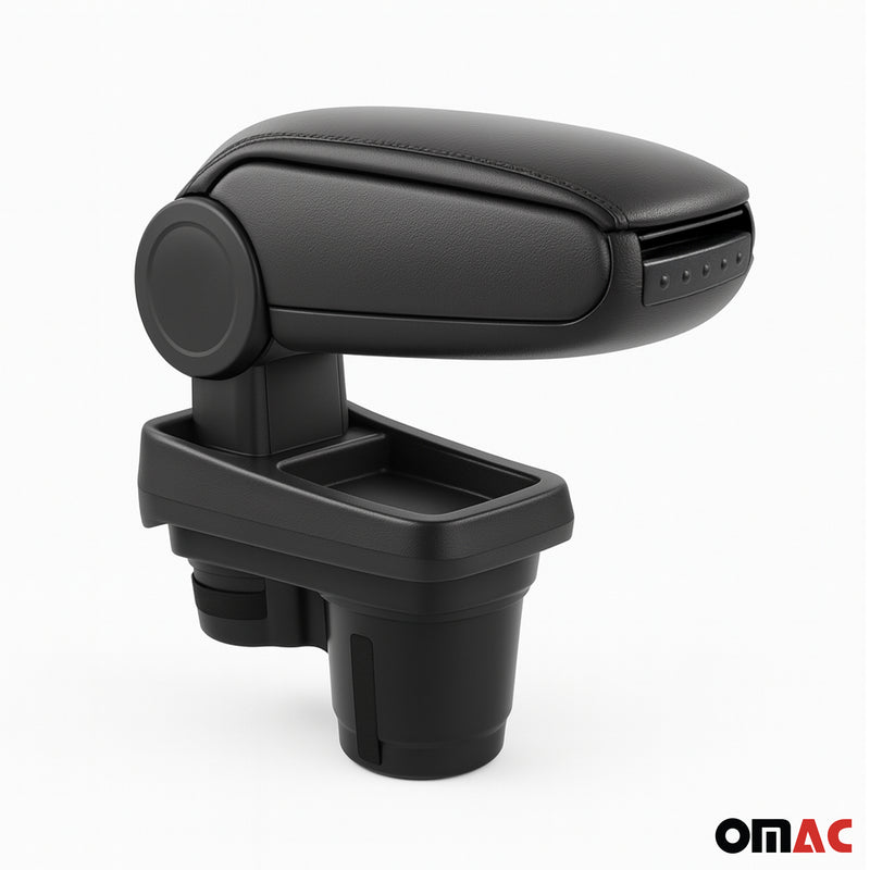 Mittelarmlehne Armlehne für Dacia Duster 2 2018-2024 PU-Leder ABS Schwarz