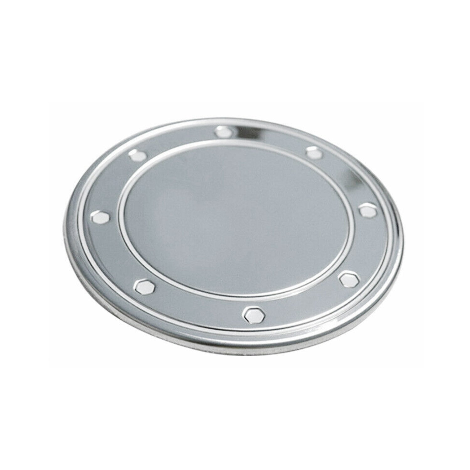 Tankdeckel Blenden Tankverschluss für VW Golf 1997-2003 Edelstahl Chrom Chrom