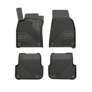 Fußmatten Gummimatten No.77 für Audi A6 C6 2006-2011 FL TPE Gummi Schwarz 4 tlg