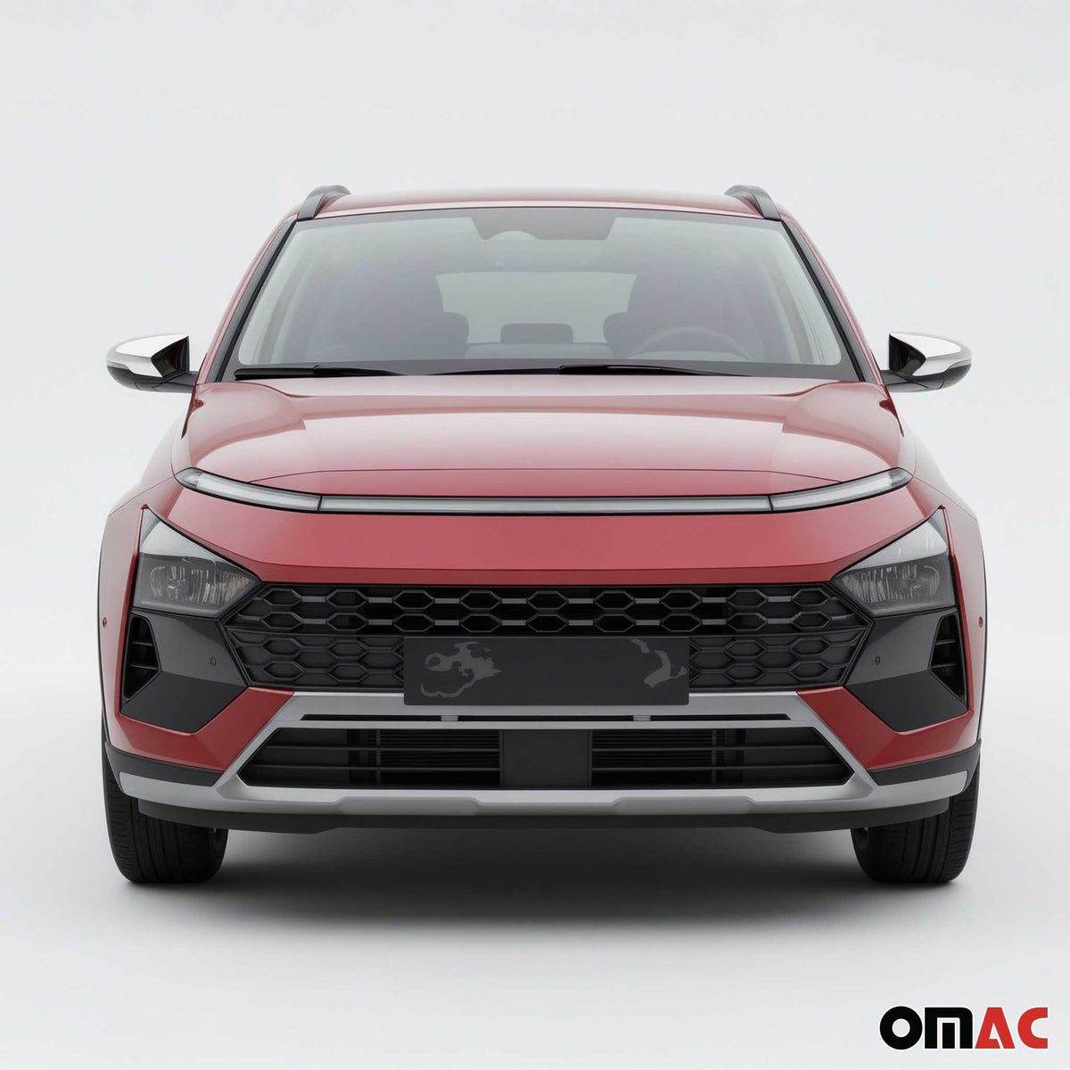 Spiegelkappen Spiegelabdeckung für Hyundai Bayon 2021-2026 Edelstahl Chrom 2tlg