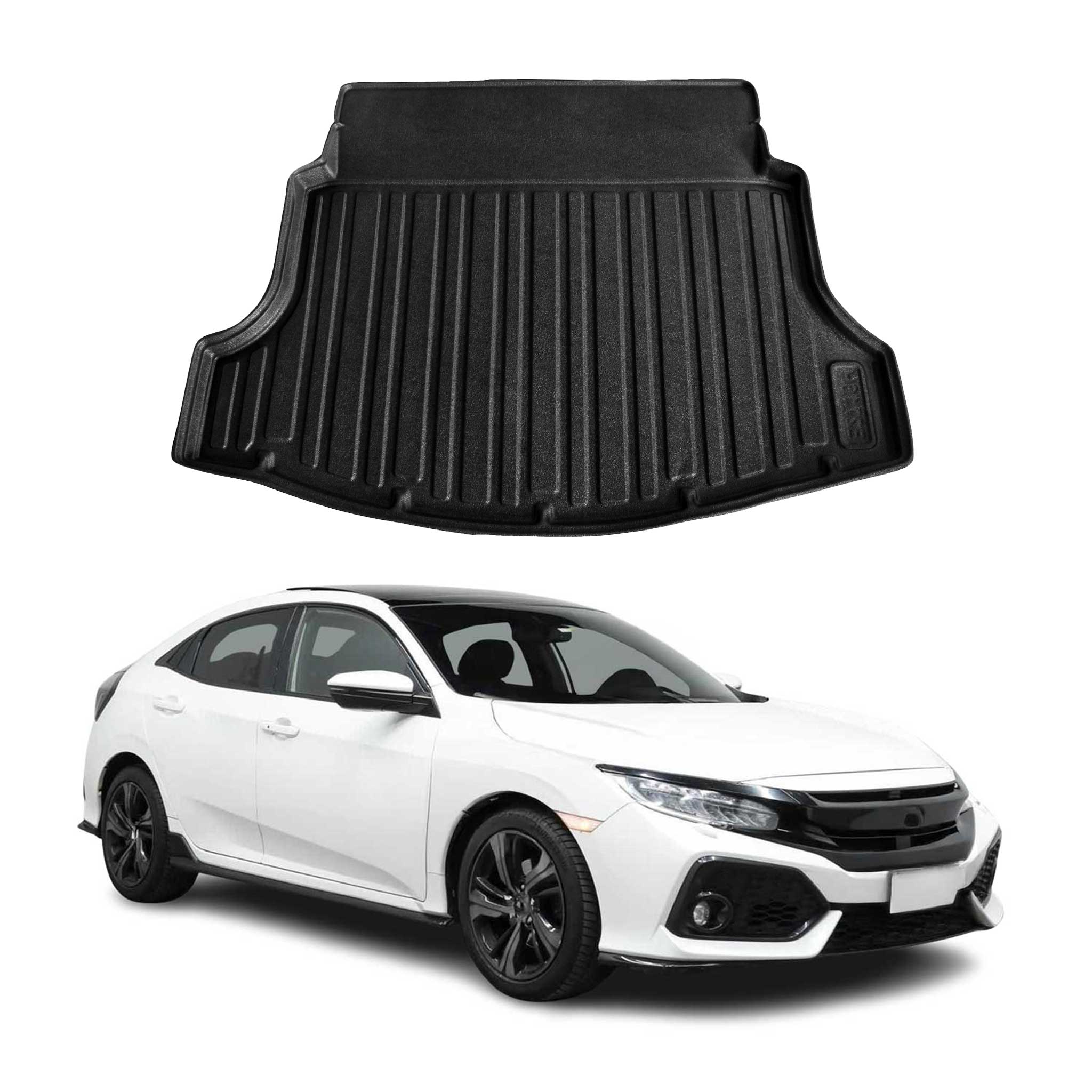 Kofferraumwanne Laderaumwanne für Honda Civic X Schrägheck 2016-2021 Gummi TPE
