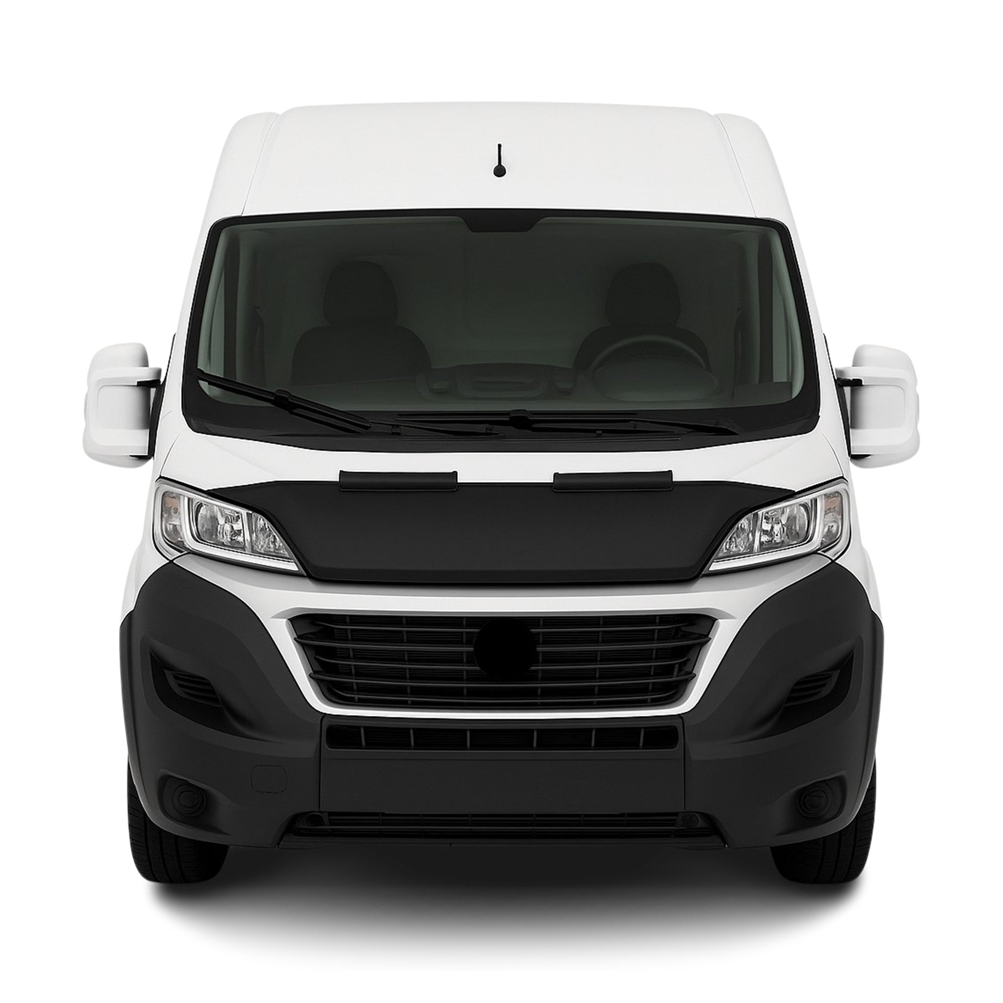 Haubenbra Bonnet Bra Steinschlagschutzmaske für Fiat Ducato 2014-2026 Schwarz 1x
