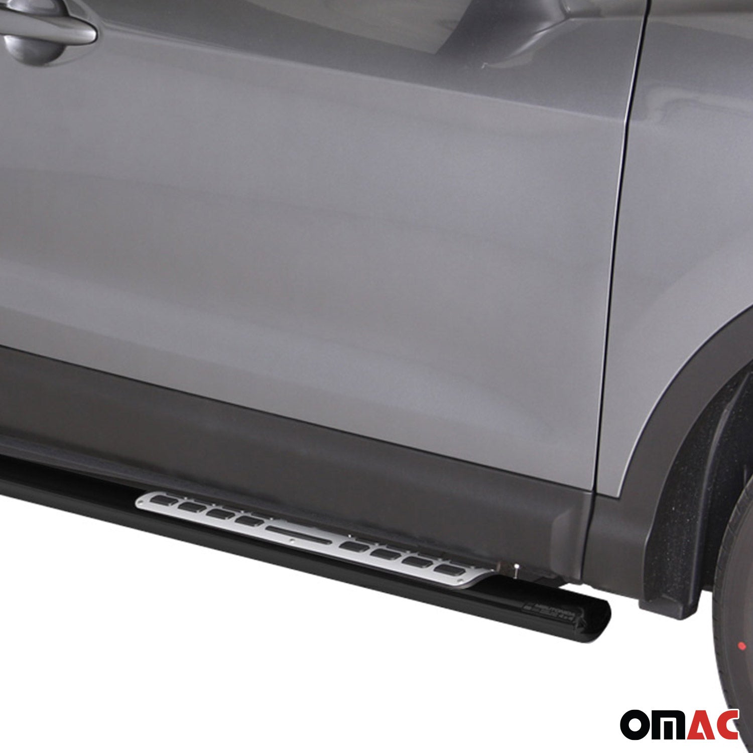 Edelstahl Seitenschweller Schwellerrohre für Nissan Qashqai 2014-2021 Schwarz